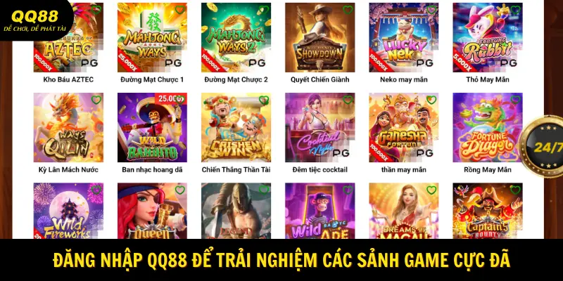 Đăng Nhập QQ88 - Thao Tác Quan Trọng Cần Biết 1 trai-nghiem-sanh-game-hap-dan